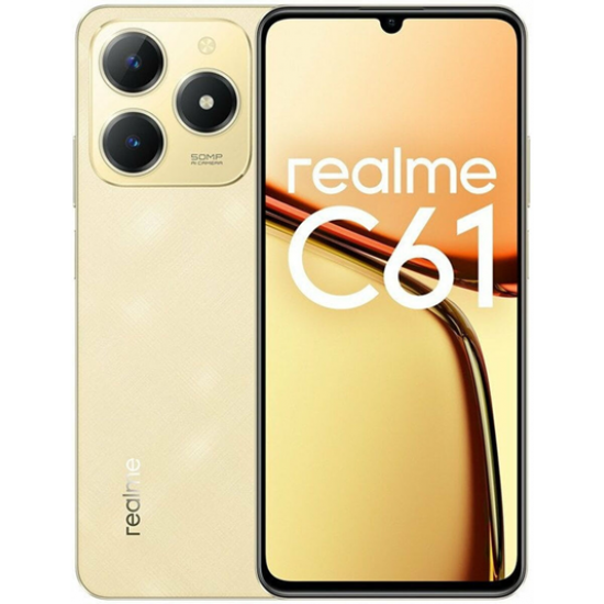 REALME C61 256GB ROM/6GB RAM DUAL SIM SPARKLE GOLD EU