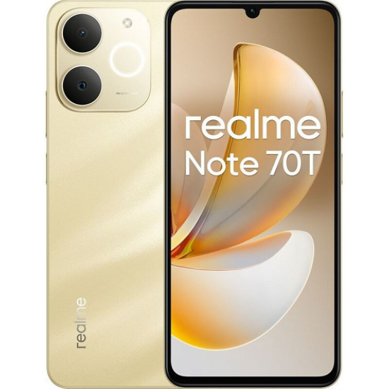 REALME NOTE 70T 128GB ROM/4GB RAM BEACH GOLD EU REALME NOTE 70T 128GB ROM/4GB RAM BEACH GOLD EU