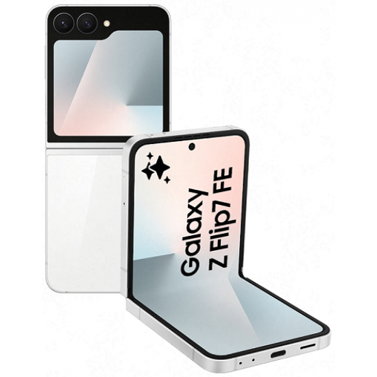 SAMSUNG GALAXY Z FLIP 7 FE SM-F761B 256GB ROM/8GB RAM WHITE EU SAMSUNG GALAXY Z FLIP 7 FE SM-F761B 256GB ROM/8GB RAM WHITE EU