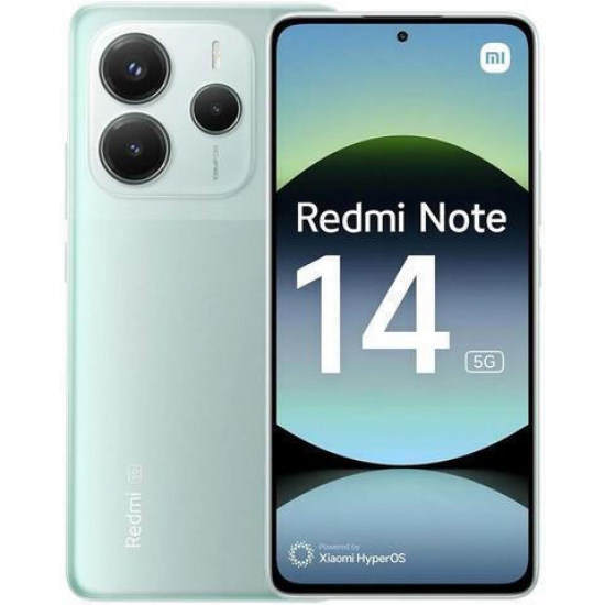 XIAOMI REDMI NOTE 14 5G 128GB ROM/6GB RAM CORAL GREEN EU XIAOMI REDMI NOTE 14 5G 128GB ROM/6GB RAM CORAL GREEN EU