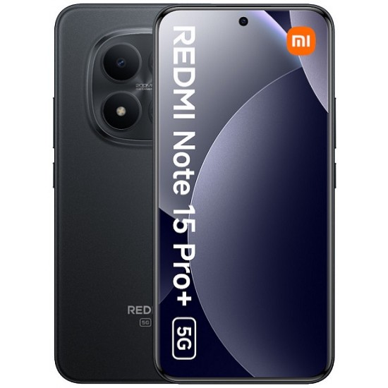 XIAOMI REDMI NOTE 15 PRO + 5G 256GB ROM/8GB RAM BLACK EU XIAOMI REDMI NOTE 15 PRO + 5G 256GB ROM/8GB RAM BLACK EU