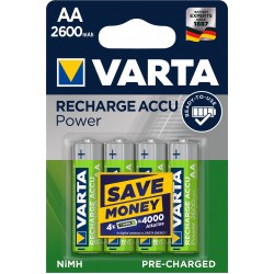 VARTA 05716 2600mAh συσκ.4 101404 Recharge Accu Power 4AA VARTA 05716 2600mAh συσκ.4 101404 Recharge Accu Power 4AA